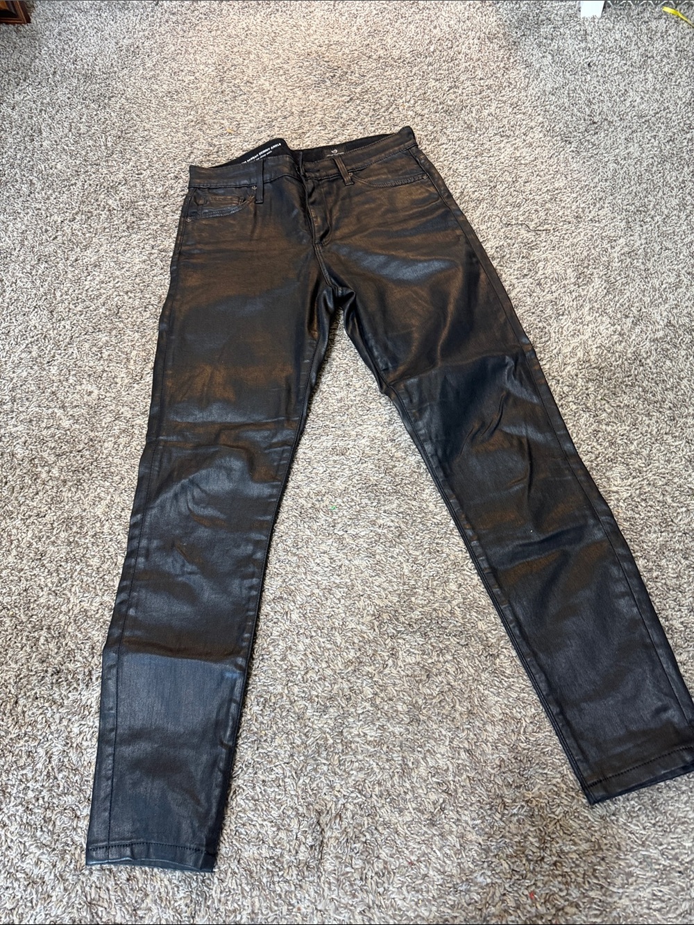 The Kooples Shiny Black Skinny Pants